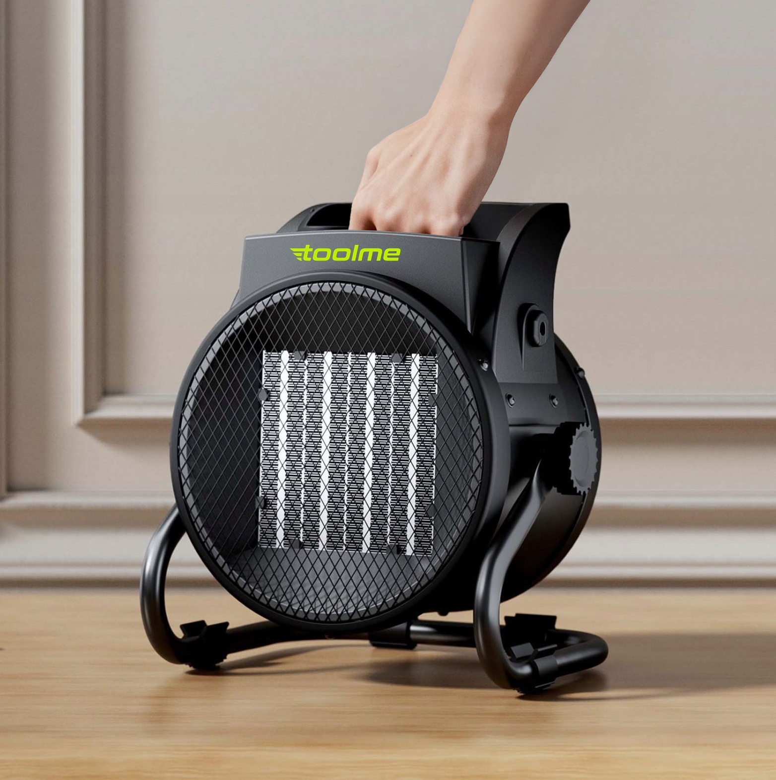 Nagrzewnica elektryczny farelka grzejnik dmuchawa cichy toolme 2Kw Rodzaj elektryczna